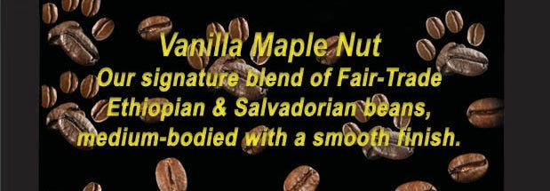 “Gatto Pups Rescue Roast” Vanilla Maple Nut Bagged Coffee