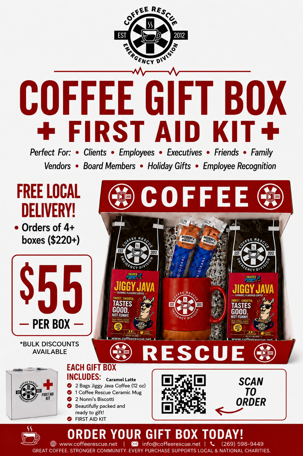 “First Aid Kit” Coffee Rescue Gift Box